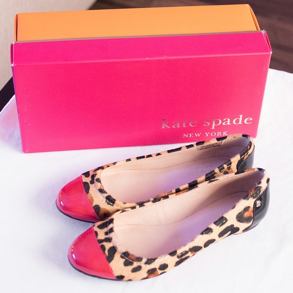 kate spade Shoes - 👠2xHP👠Kate Spade Cheetah Flats Size 6